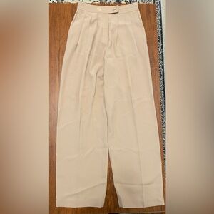 Babaton Pleated Khaki Trouser